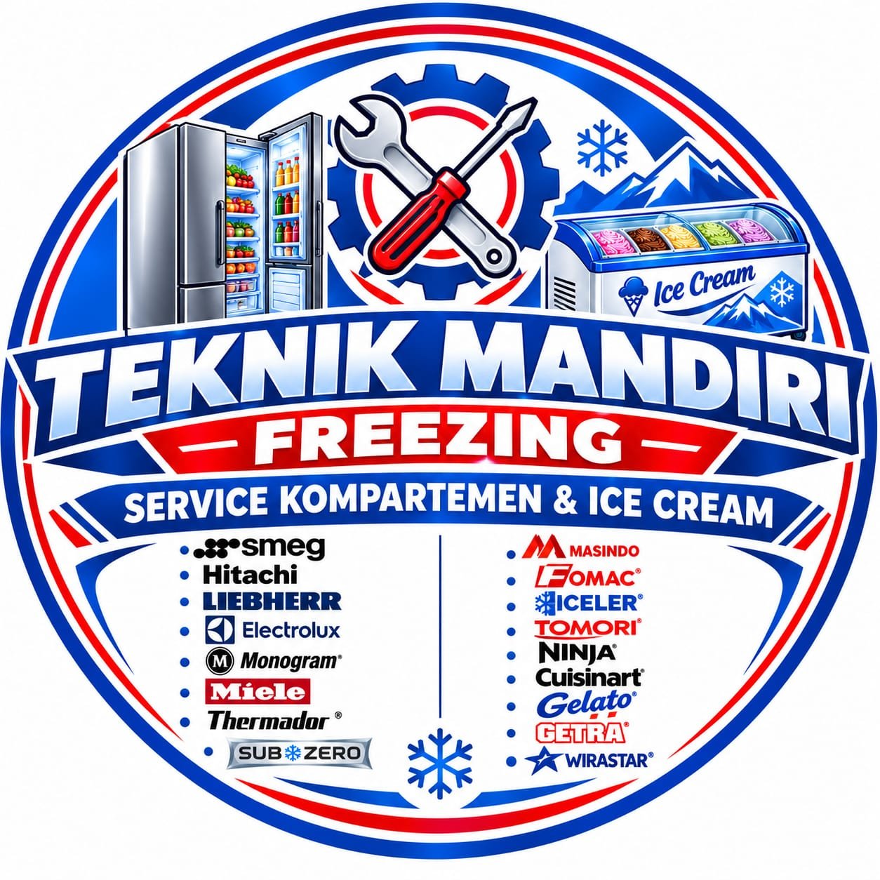 Teknik Mandiri Freezing Logo